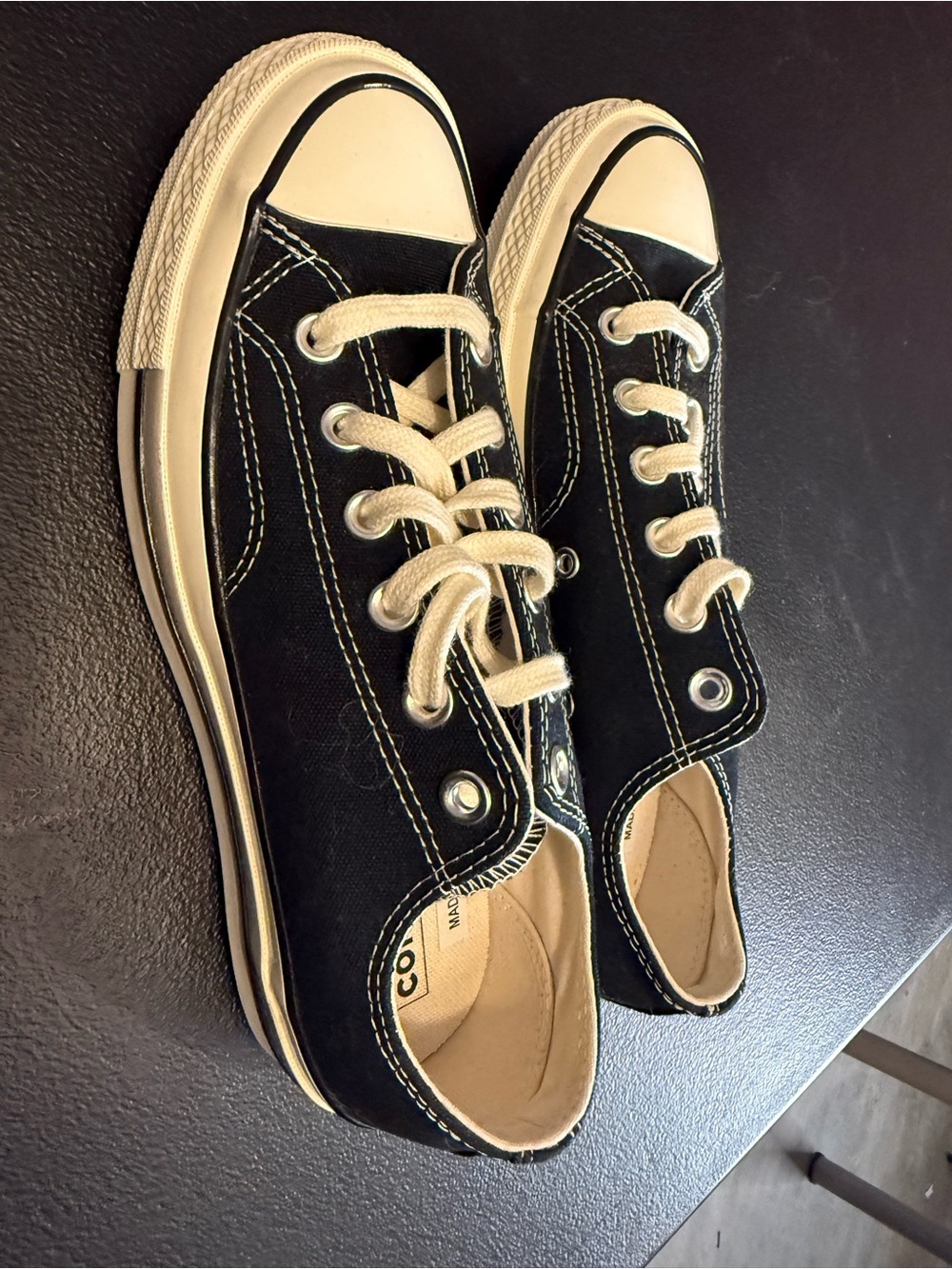 NWOT Women’s Size 6 Classic Black Canvas Low-Top Chuck Taylors